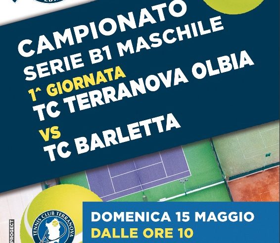 Campionato Serie B1 Maschile 1^ giornata Tc Terranova Olbia vs Tc Barletta