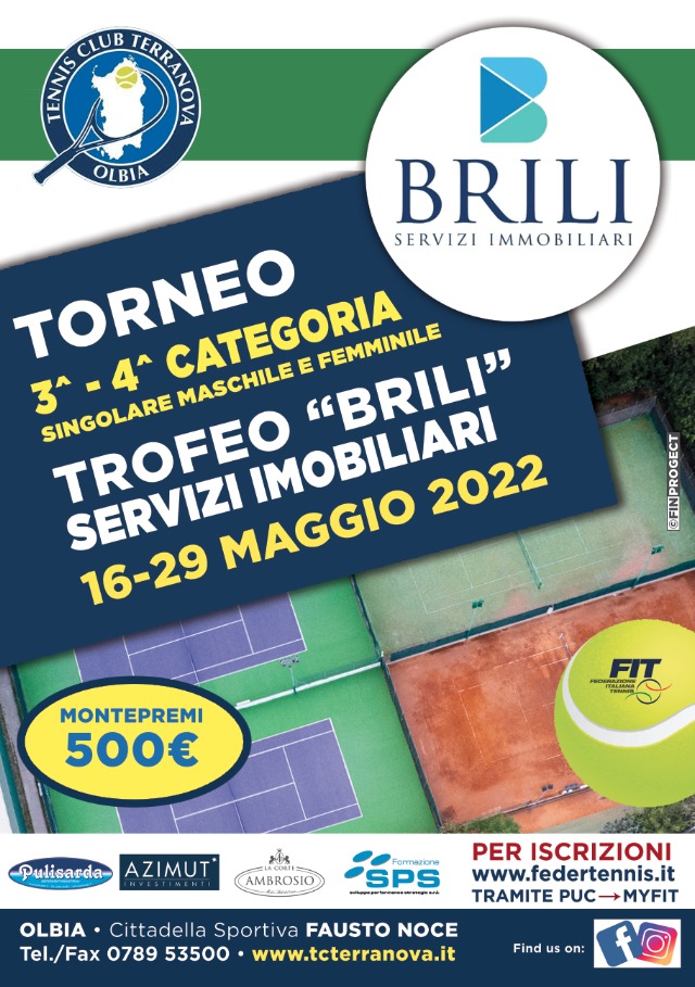 Torneo 3^ – 4^ cat. M/F Trofeo Brili Servizi Immobiliari