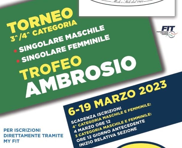 Torneo Trofeo Ambrosio 2023