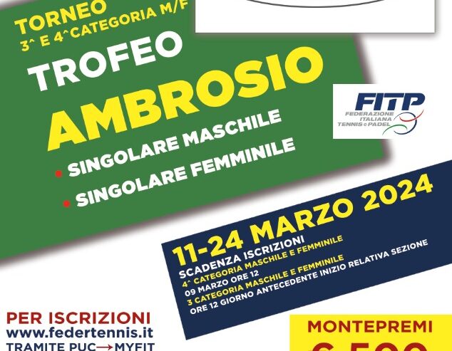 Torneo Trofeo Ambrosio 2024