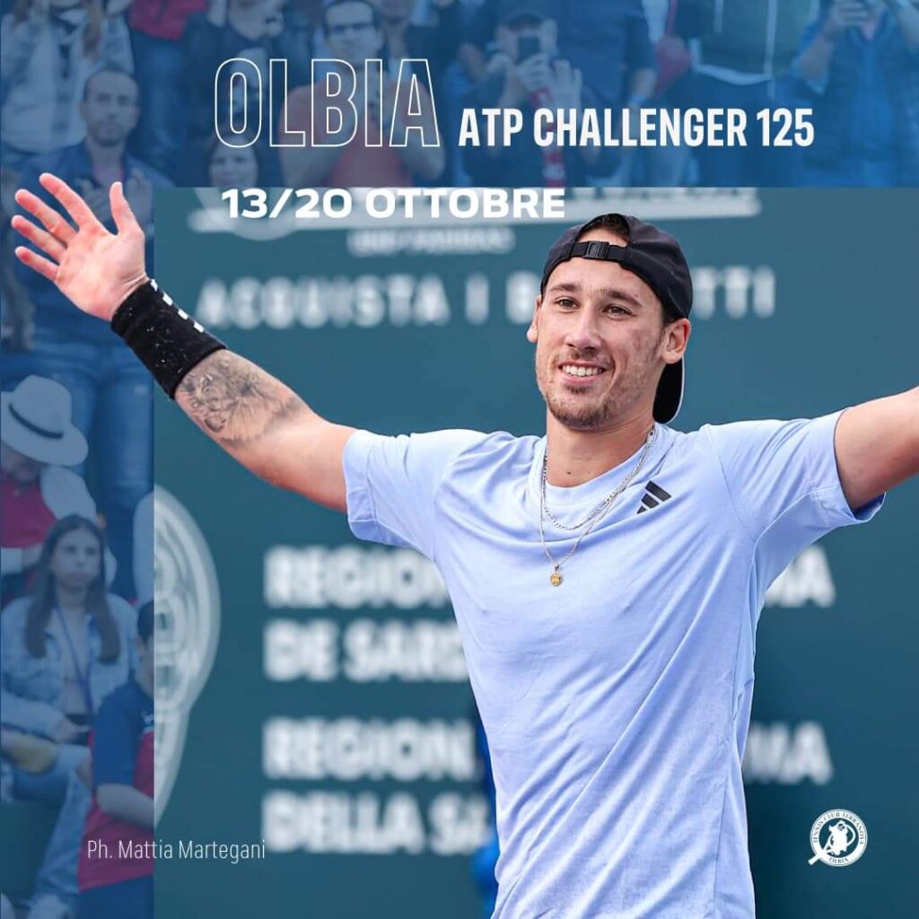 Rinnovato per il 2024 l’ATP Olbia Challenger 125 al TC Terranova