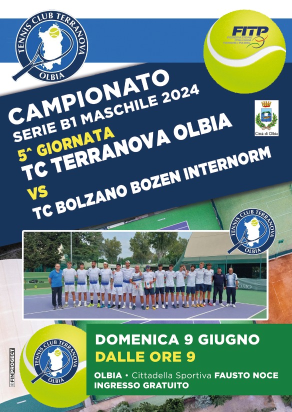 Serie B1 “Tc Terranova vs Tc Bolzano”