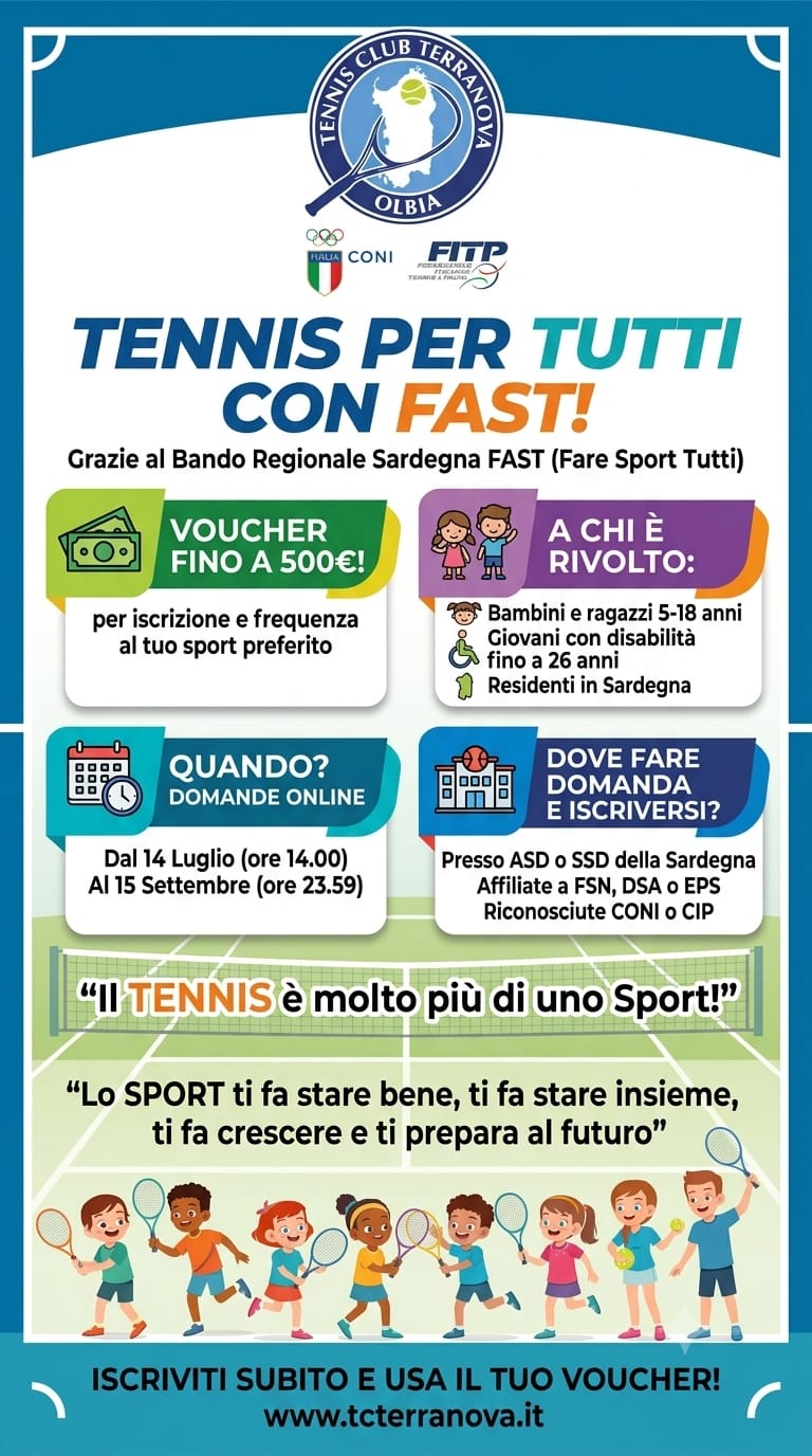 tennis per tutti con fast